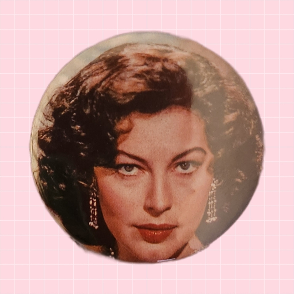 Ava Gardner 2" Pin